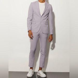 Lilac Slim Fit Suit